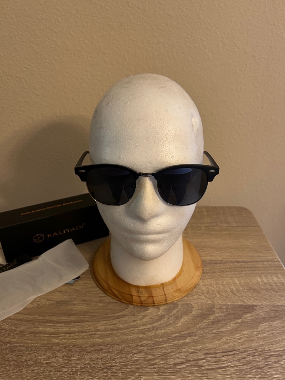 Lot of 3 Classic Black Sunglasses with Dark Lenses